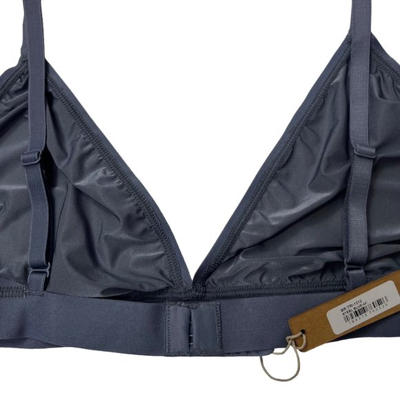 SKIMS Jelly Sheer Seamed Triangle‎ Bralette Steel Blue 4X - Picture 5 of 10